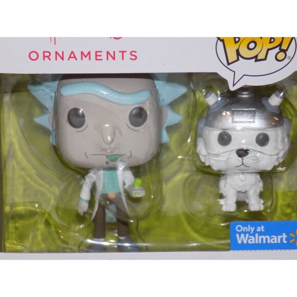 Funko POP! Rick and Morty - RICK & SNOWBALL Hallmark Christmas Ornament - Picture 6 of 6